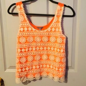 Charlotte Russe Tank with Overlay